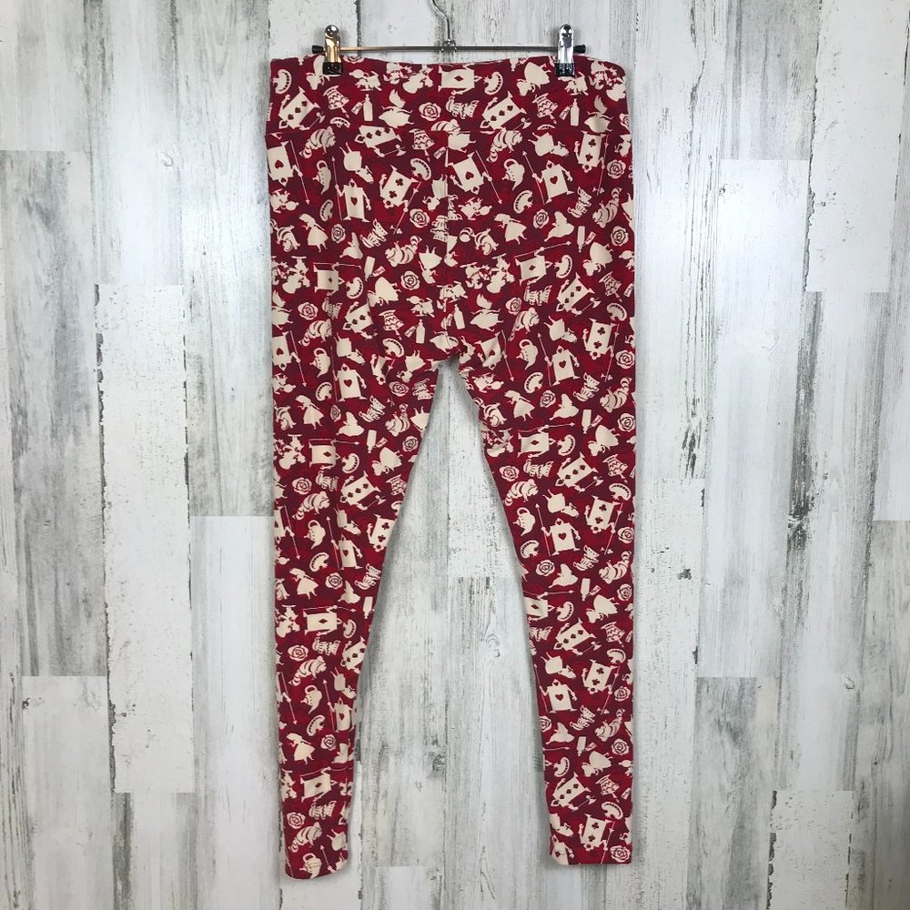 LuLaRoe TC leggings Alice in Wonderland Disney